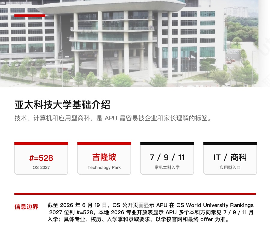 亚太科技大学基础介绍图